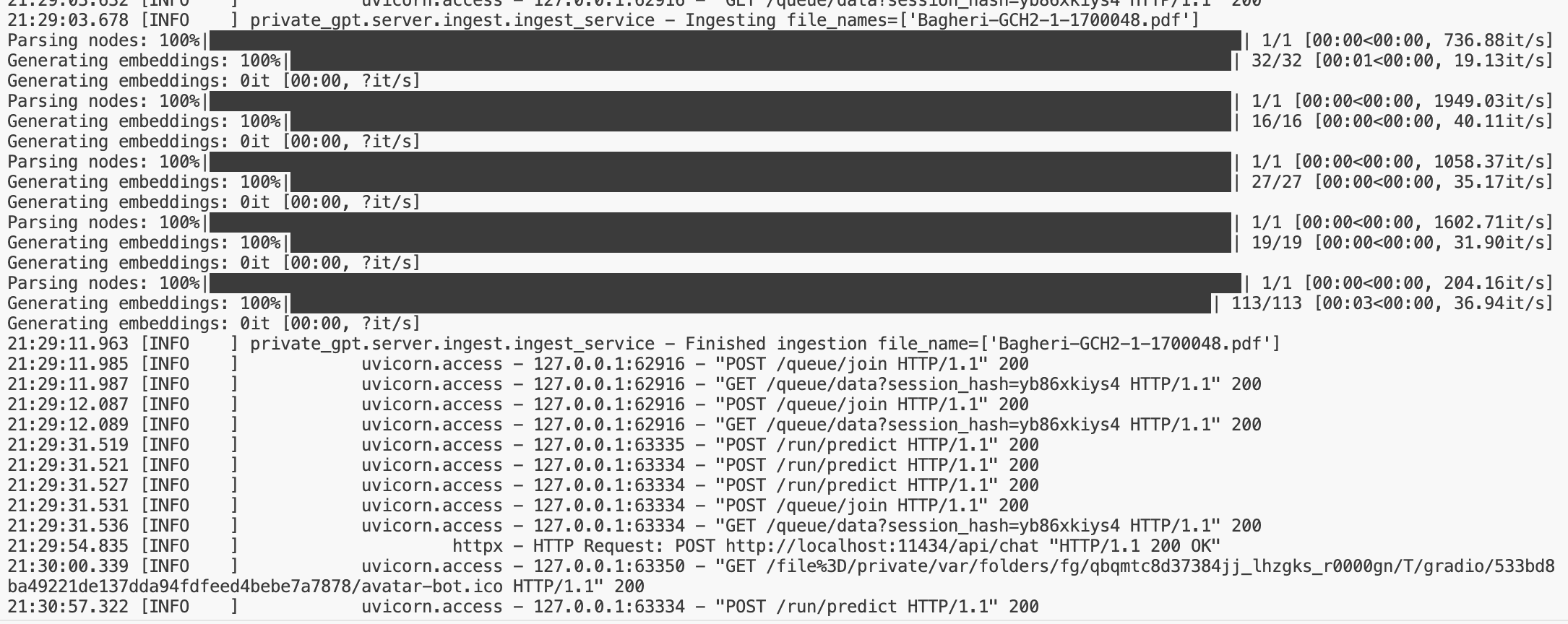 Ingesting a single file